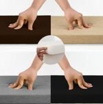 Square Chair Pads with Ties | Seat Cushions with Ties Set of 4 in Black - Image 5