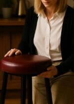 Bar Stool/Bar Chairs with Foot Pads, Barstools with Sturdy Frame, Backless Bar Stools, Breakfast Stools, for Kitchen Island, Bar, Cafe, Black - Image 8