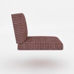 Sofa Foam Cushions with Zip Cover in Brown - Image 6