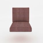 Sofa Foam Cushions with Zip Cover in Brown - Image 7