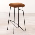 Bar Stool with Metal Legs High Sitting Bar Stool for Kitchen Living Room Metal Counter Stool for Office Hallway Bedroom