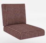 Sofa Foam Cushions with Zip Cover in Brown - Image 2