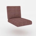 Sofa Foam Cushions with Zip Cover in Brown - Image 5