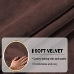 Sofa Foam Cushions in Velvet with Zip Cover in Mahogany - Image 2