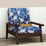 Sofa Foam Cushions with Washable Zip Cover Non-Wrinkles Cushion Sofa Gaddi for Multipurpose Uses Set of 1